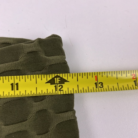 NWT Fuyukai High Waist Green Yoga Pants with Ruched Backside - Picture 3 of 6